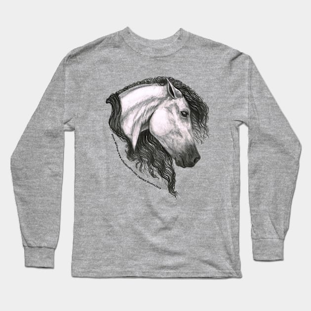 Mustang Long Sleeve T-Shirt by SillWill Studios